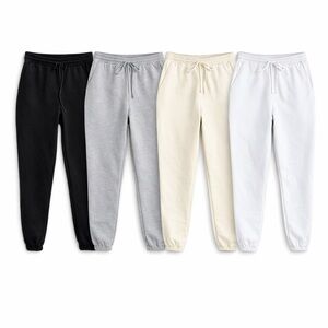 Meshki Sweatpants Bundle – Size Medium (Black, Gray, White, Tan)